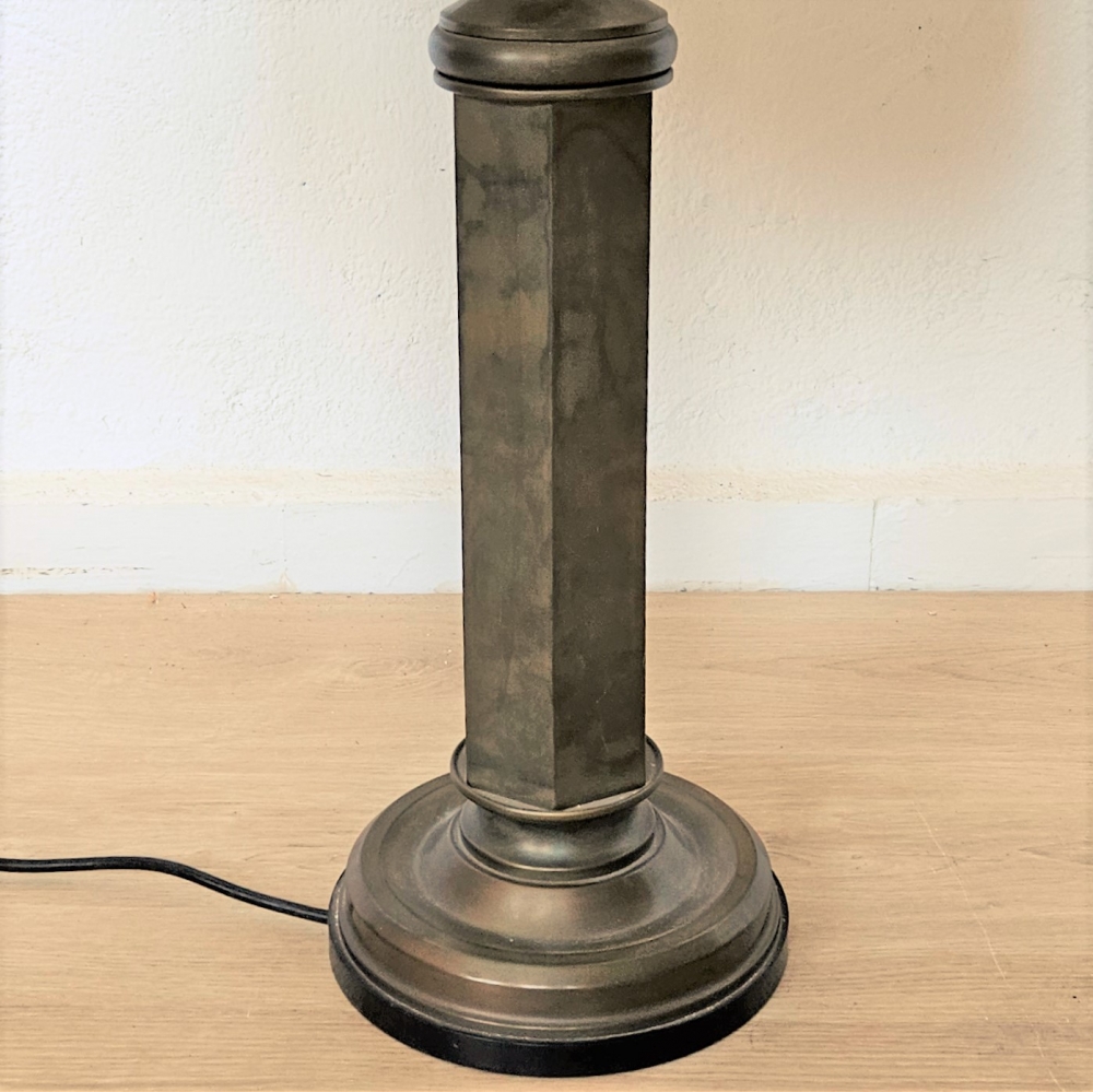 Lámpara de sobremesa art déco, latón, 1930 - 1940