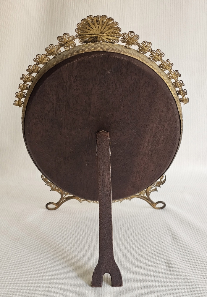 Espejo de tocador o mesa antiguo art nouveau, c. 1900