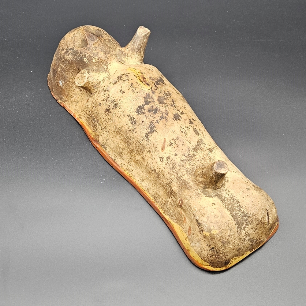 Molde antiguo de barro para pasteles ”Niño Jesús”, 1880 - 1900
