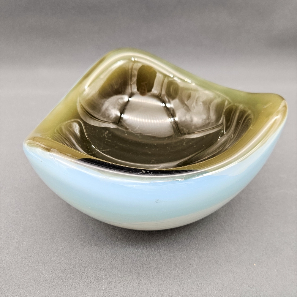 Cenicero de cristal de Barbini Murano Sommerso, Italia, 1960 - 1969