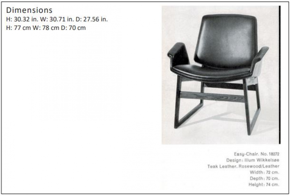  Butaca 451 Arflex, edición de los años 60, de Illum Wiikkelsø
