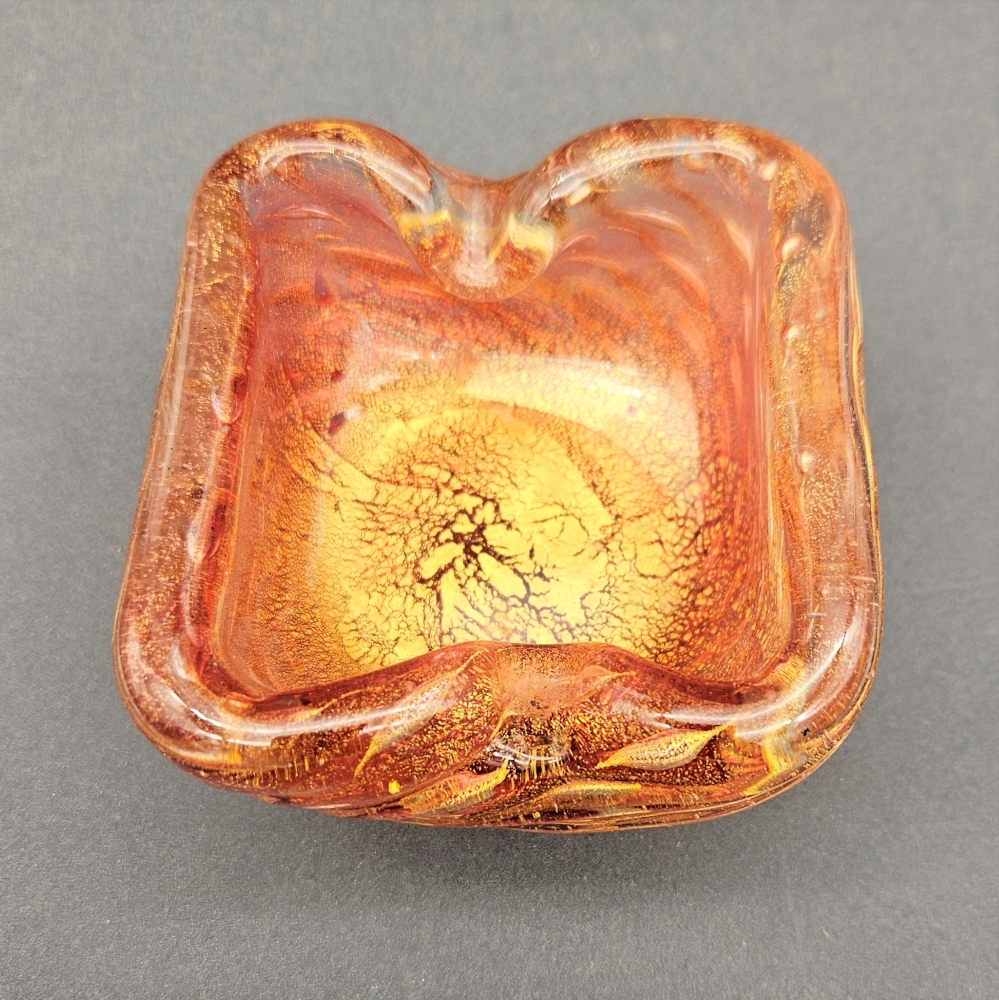 Cenicero de cristal de Ercole Barovier & Toso Murano, Italia, 1950 - 1959