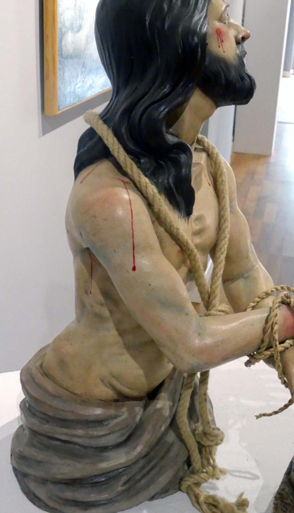 Antonio Pliego, escultura religiosa, Cristo atado a la columna, 2015