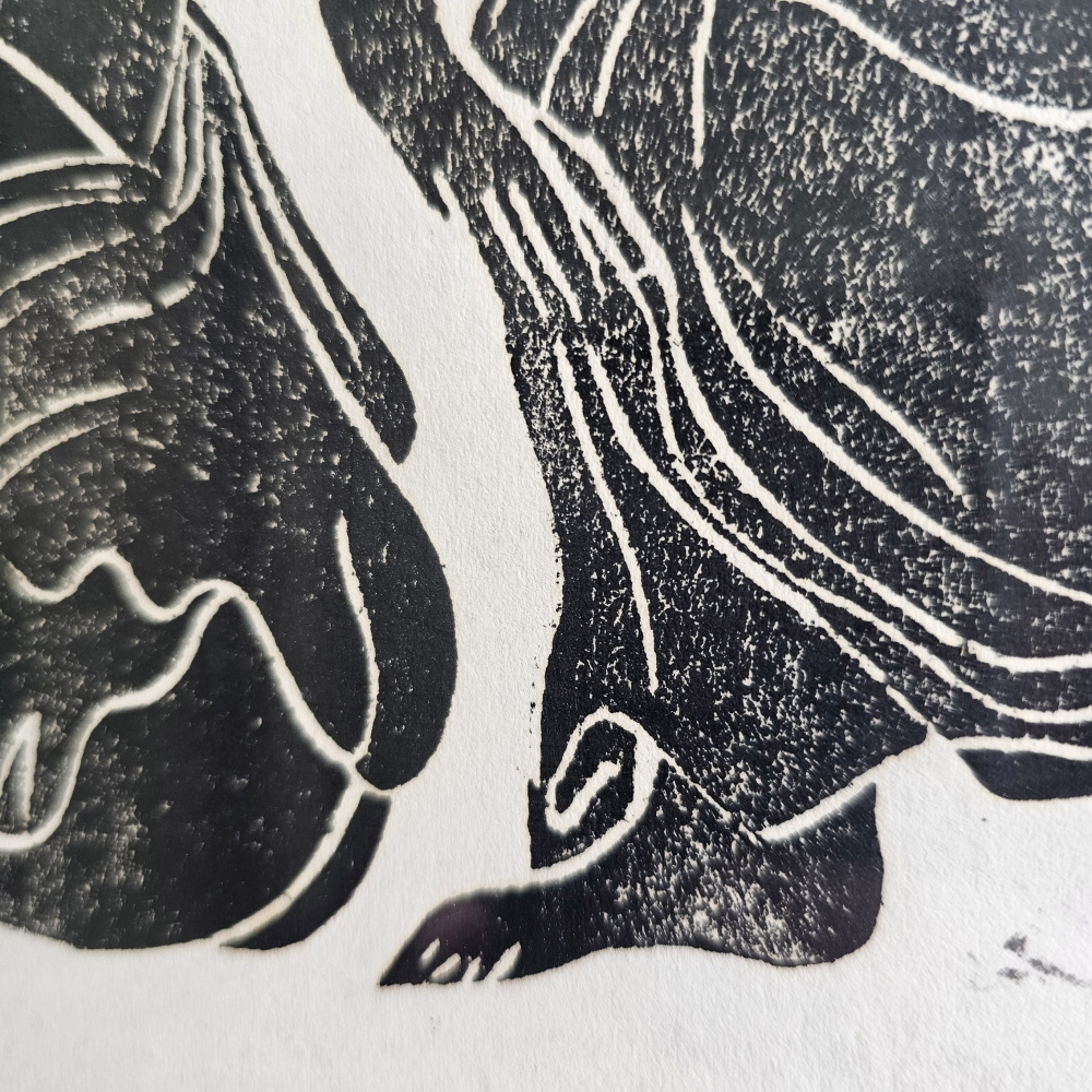 Berenice Sydney, grabado, firmado y numerado, 1968
