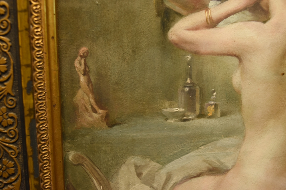 Óleo de Alexandre François Bonnardel. Francia