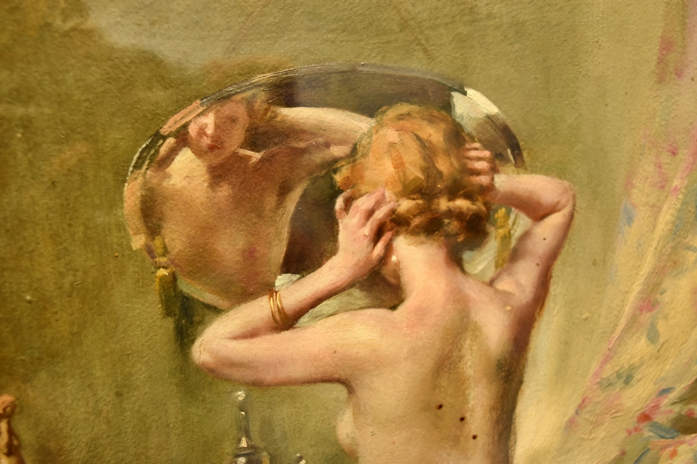 Óleo de Alexandre François Bonnardel. Francia