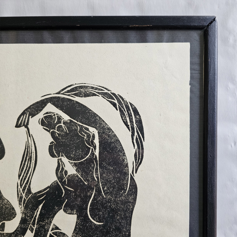 Berenice Sydney, grabado, firmado y numerado, 1968