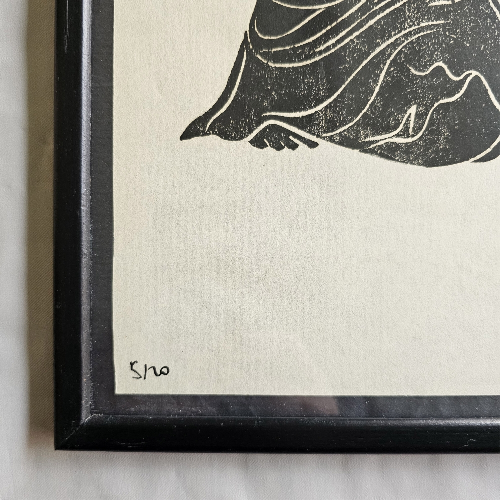 Berenice Sydney, grabado, firmado y numerado, 1968