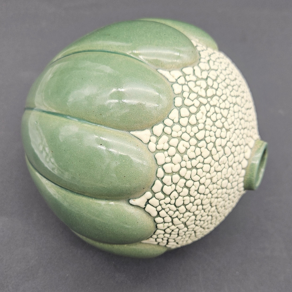 Florero art déco de cerámica de Saint-Clément, modelo 712, 1930 - 1935