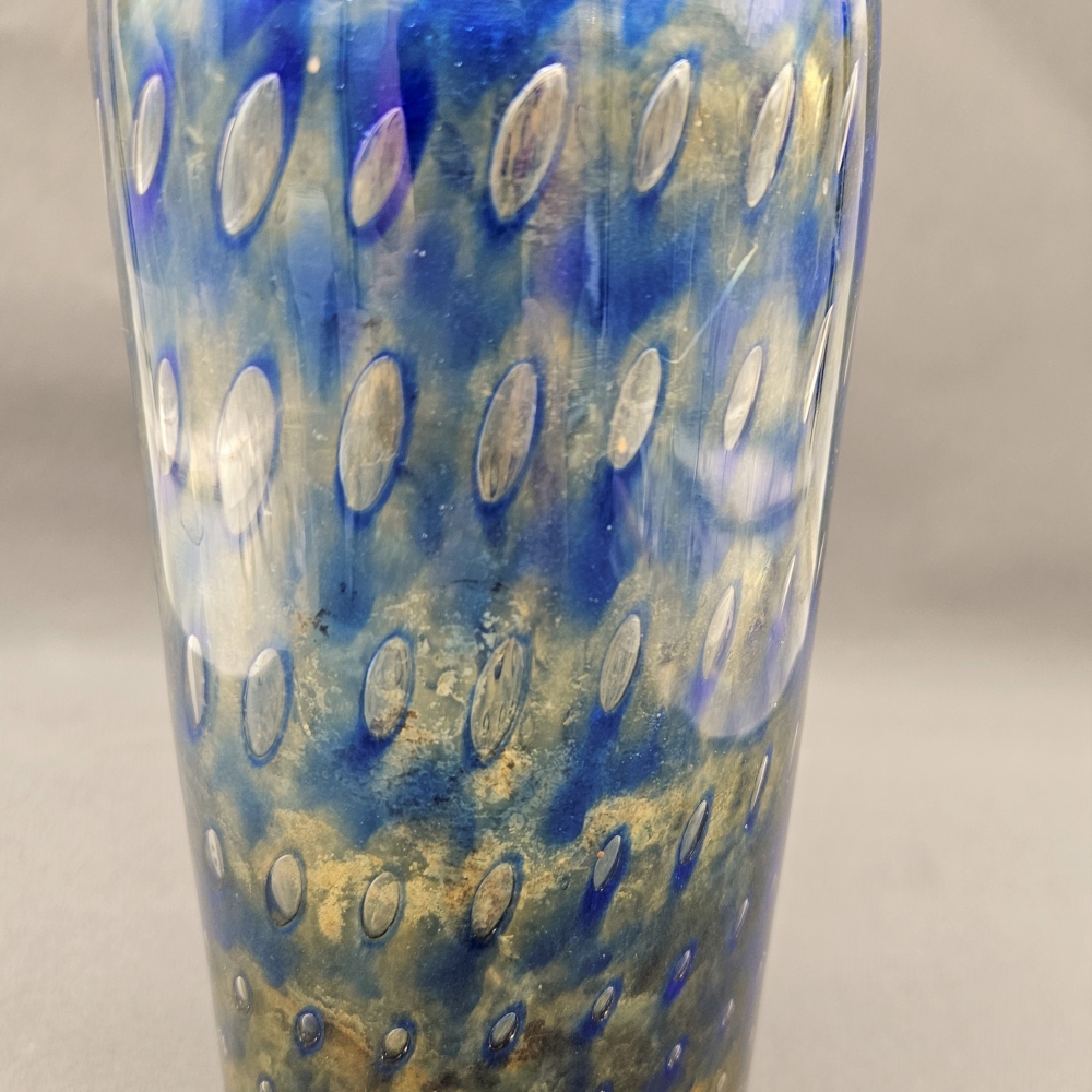 Florero vintage de cristal de Erwin Eisch Frauenau, 1960 - 1965