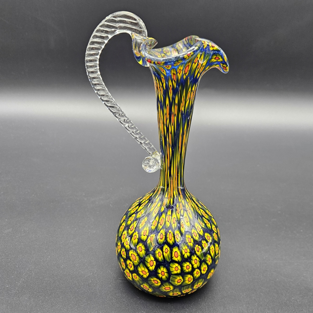Florero de cristal de Murano, Millefiori, de Fratelli Toso, 1950 - 1959