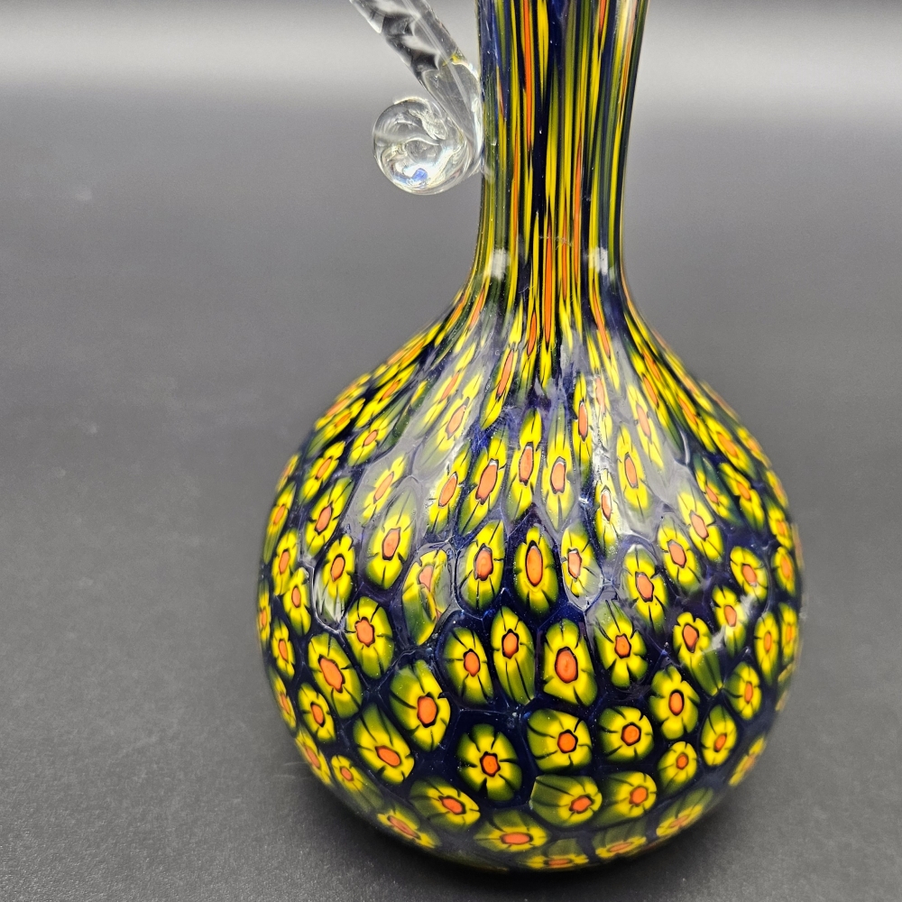Florero de cristal de Murano, Millefiori, de Fratelli Toso, 1950 - 1959