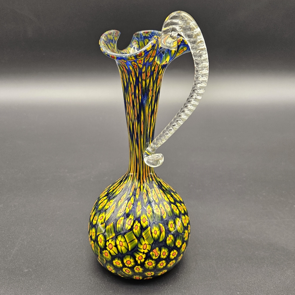 Florero de cristal de Murano, Millefiori, de Fratelli Toso, 1950 - 1959