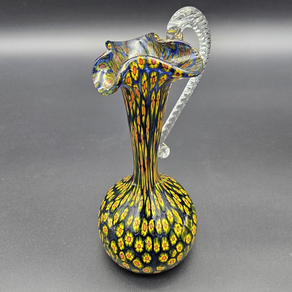 Florero de cristal de Murano, Millefiori, de Fratelli Toso, 1950 - 1959