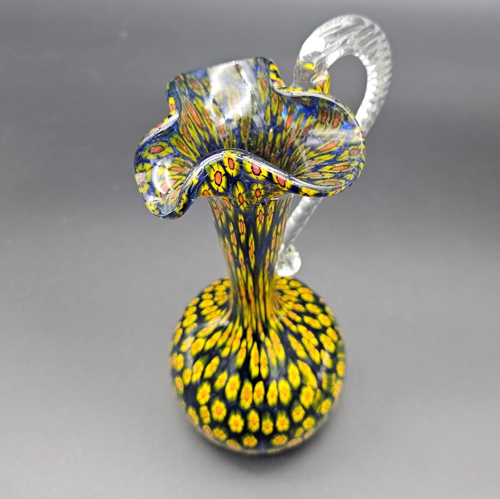 Florero de cristal de Murano, Millefiori, de Fratelli Toso, 1950 - 1959