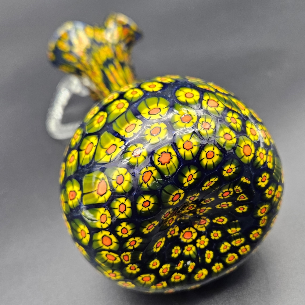 Florero de cristal de Murano, Millefiori, de Fratelli Toso, 1950 - 1959