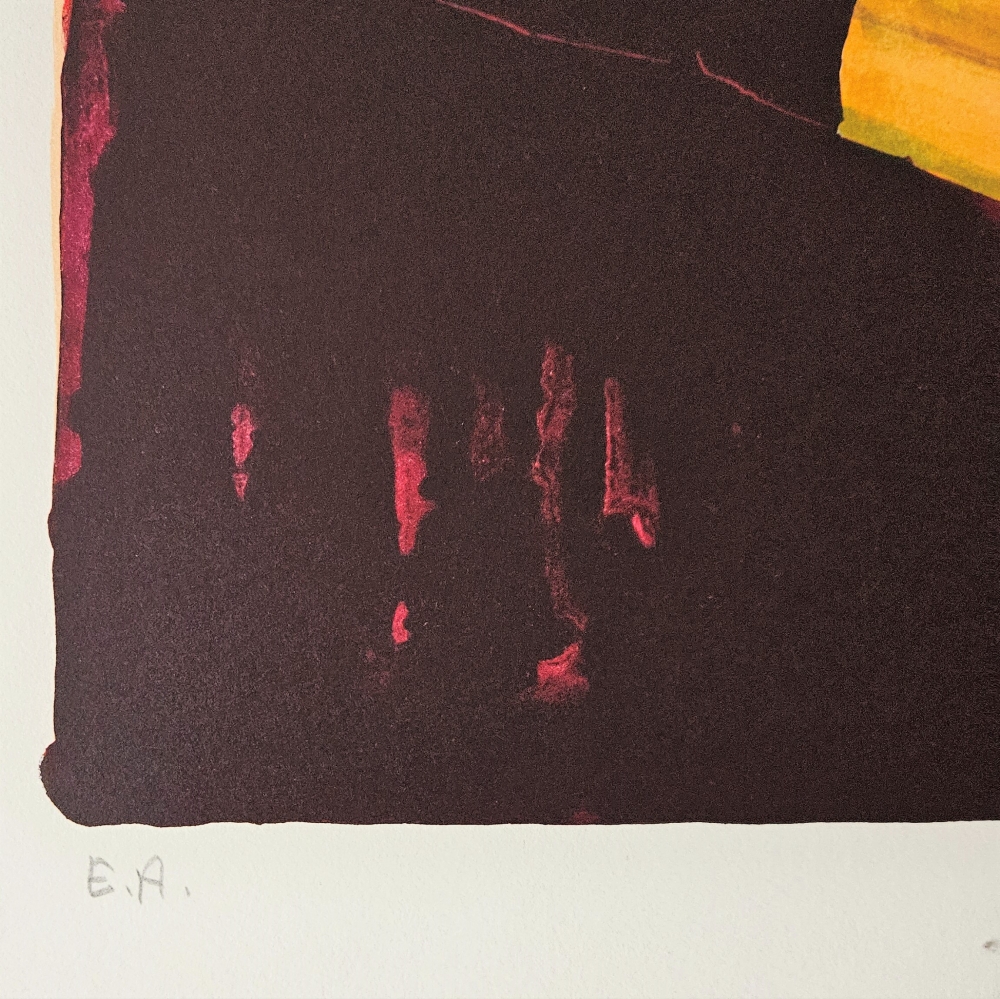 Gernot Kissel, ”Mujer”, litografía prueba de artista, 1970 - 1975