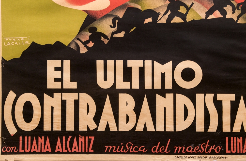 Cartel original, El último contrabandista, Miguelón - Miguel Fleta, 1933