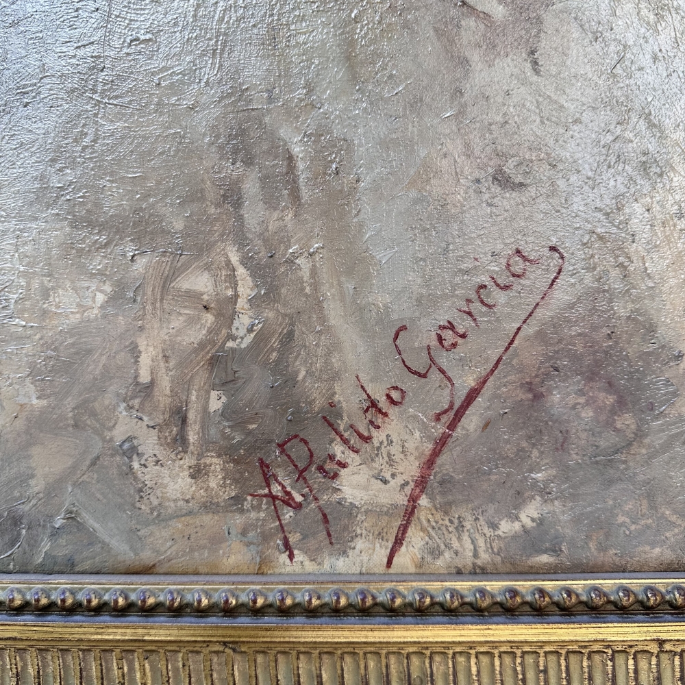 “Lavanderas del Manzanares”, escuela madrileña, España, principios del siglo XX