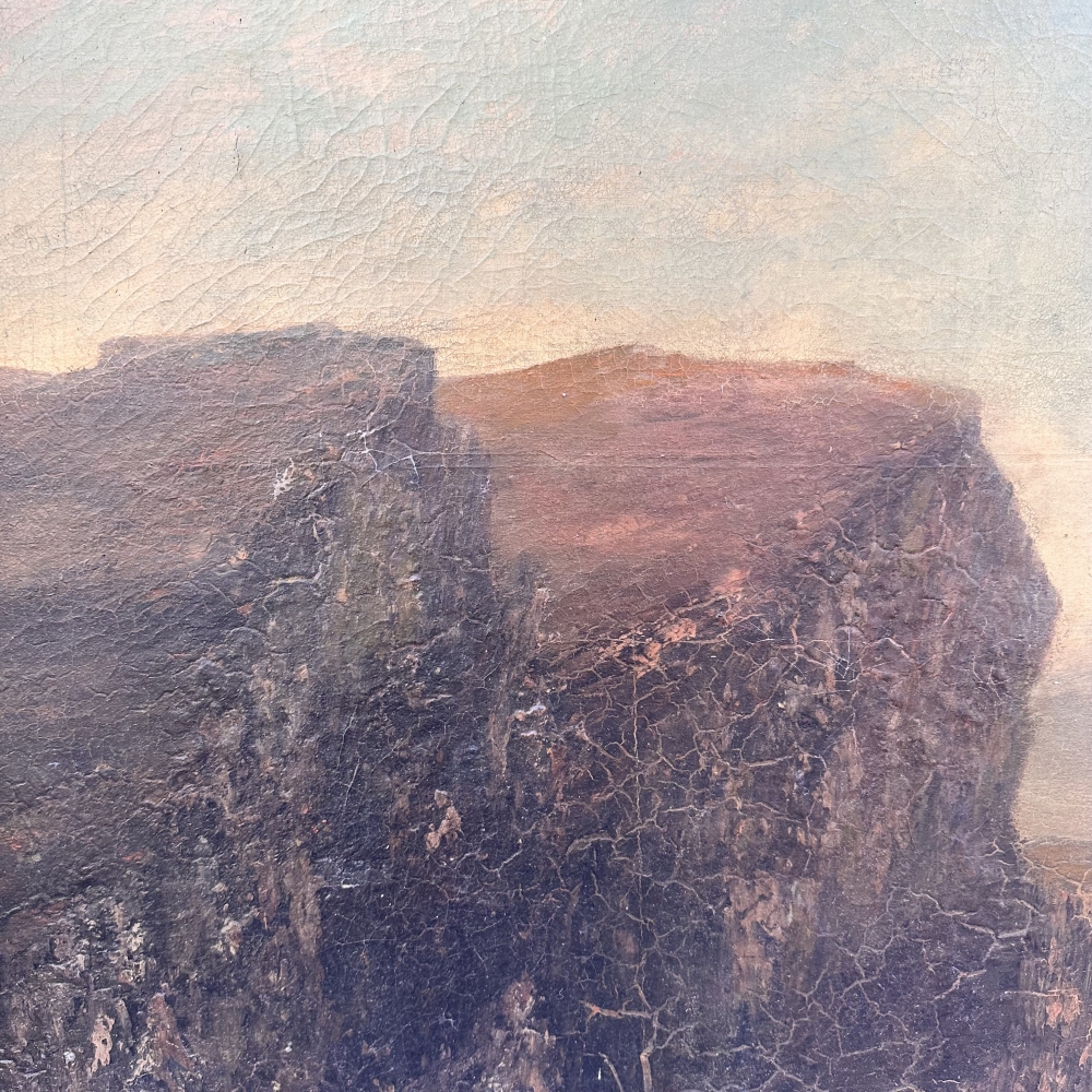 “Tigre ante un paisaje onírico”, Romanticismo, Inglaterra, siglo XIX