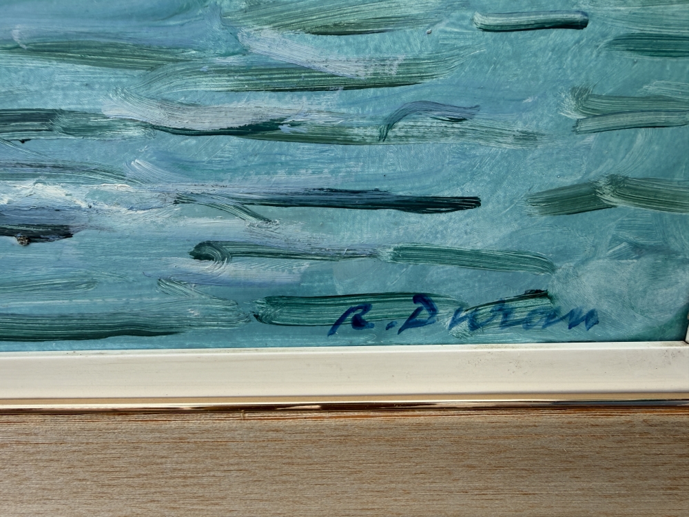 Rafael Duran Benet, Cadaqués, Costa Brava, óleo sobre tablex, siglo XX