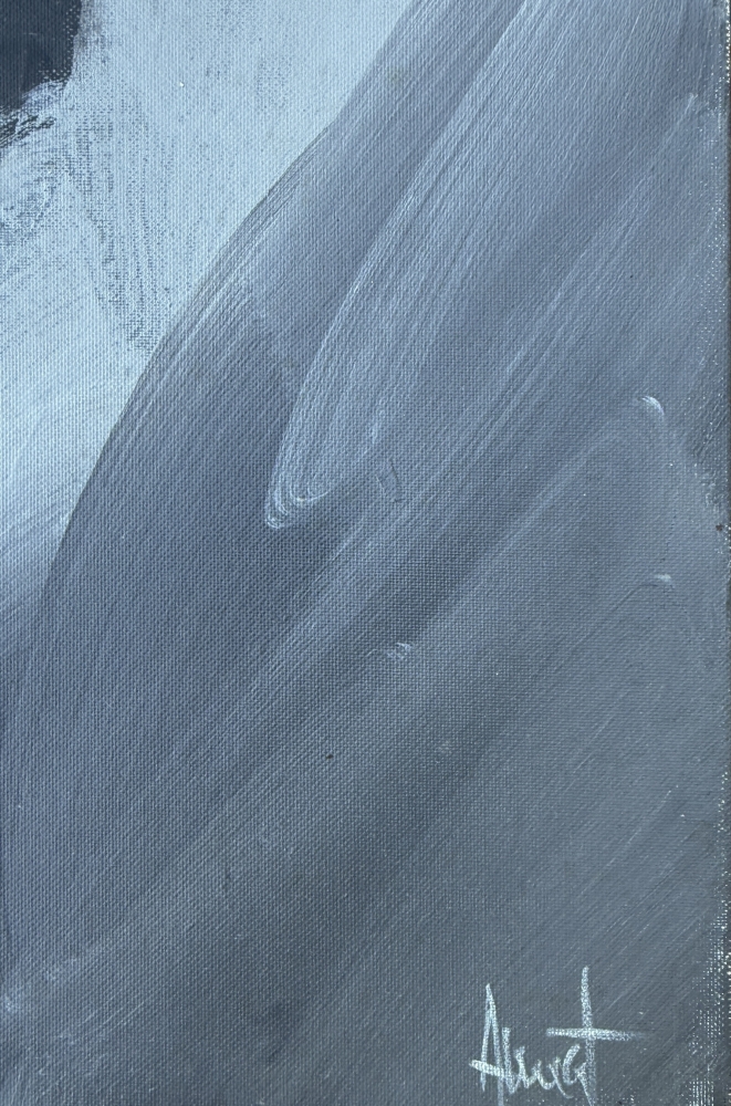 Antoni Amat, óleo abstracto gestual de los años 90