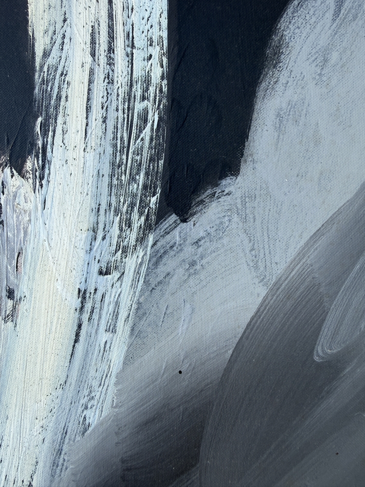 Antoni Amat, óleo abstracto gestual de los años 90