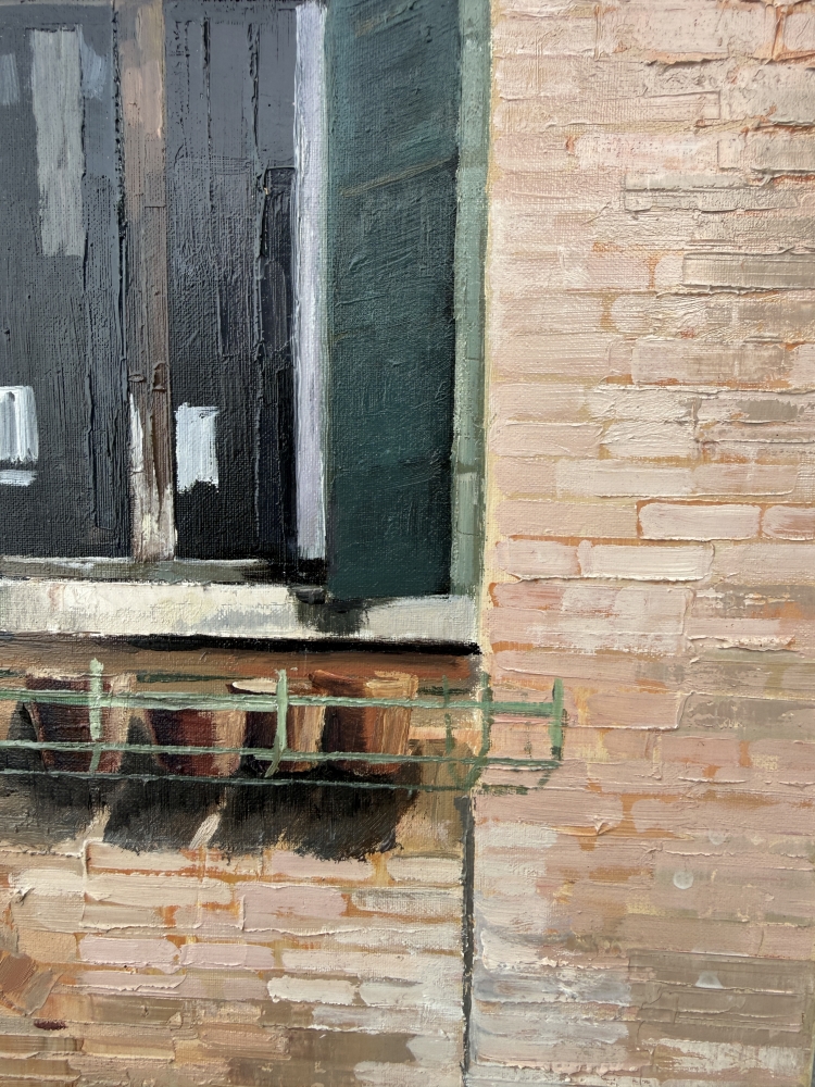 Josep Maria Vayreda Canadell, Ventanas góticas de Venecia, firmado