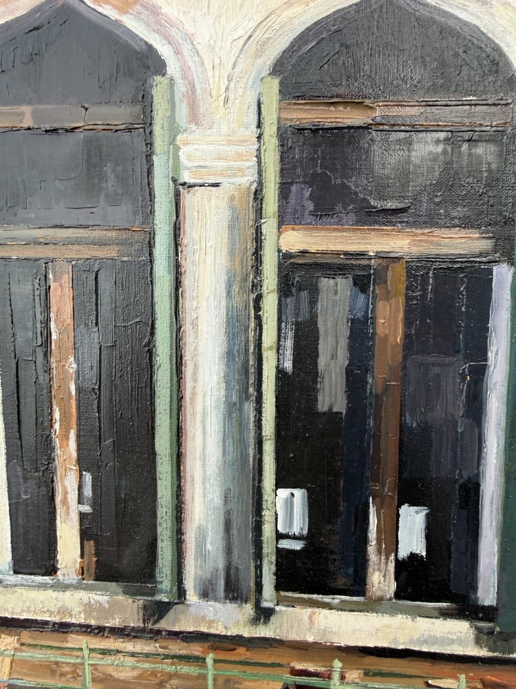 Josep Maria Vayreda Canadell, Ventanas góticas de Venecia, firmado