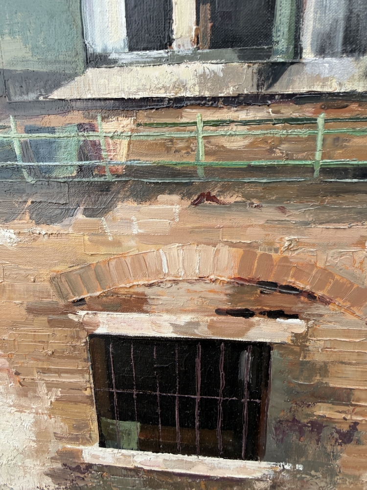 Josep Maria Vayreda Canadell, Ventanas góticas de Venecia, firmado