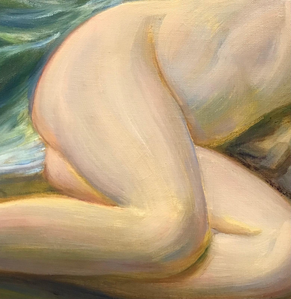 “Alegoría de la Fertilidad en Paisaje Marino”, escuela europea de los años 70-80 del siglo XX