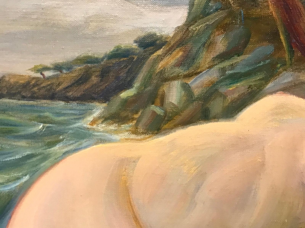 “Alegoría de la Fertilidad en Paisaje Marino”, escuela europea de los años 70-80 del siglo XX
