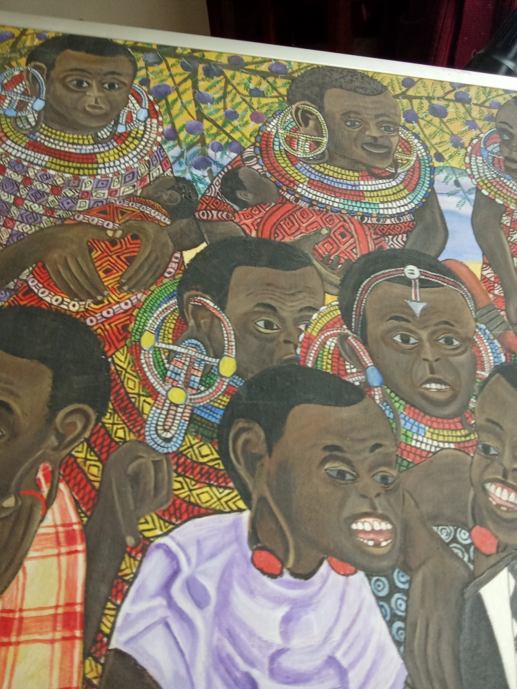 Óleo de Ancent Soi, Kenia, 1975