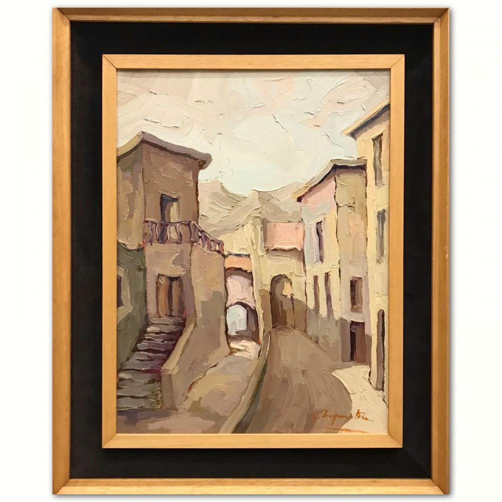 ”Stradina Mediterranea al Sole”, Giuseppe Imperatore, años 80-90 del siglo XX