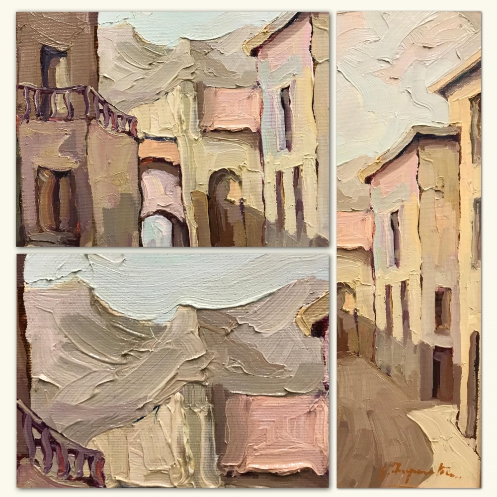 ”Stradina Mediterranea al Sole”, Giuseppe Imperatore, años 80-90 del siglo XX