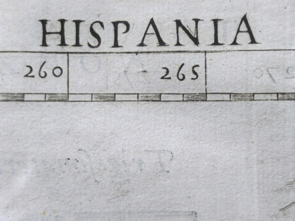 Mapa original del siglo XVI de la Nueva España: Nueva Hispania Tabula Nova de Ruscelli, 1562