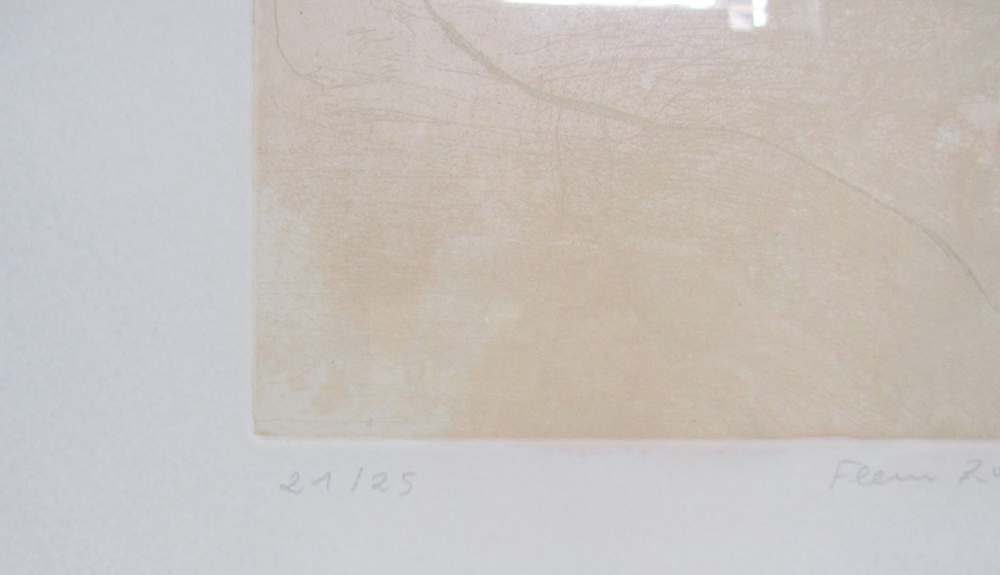 Jose María Sicilia, aguafuerte, abstracción, 1988