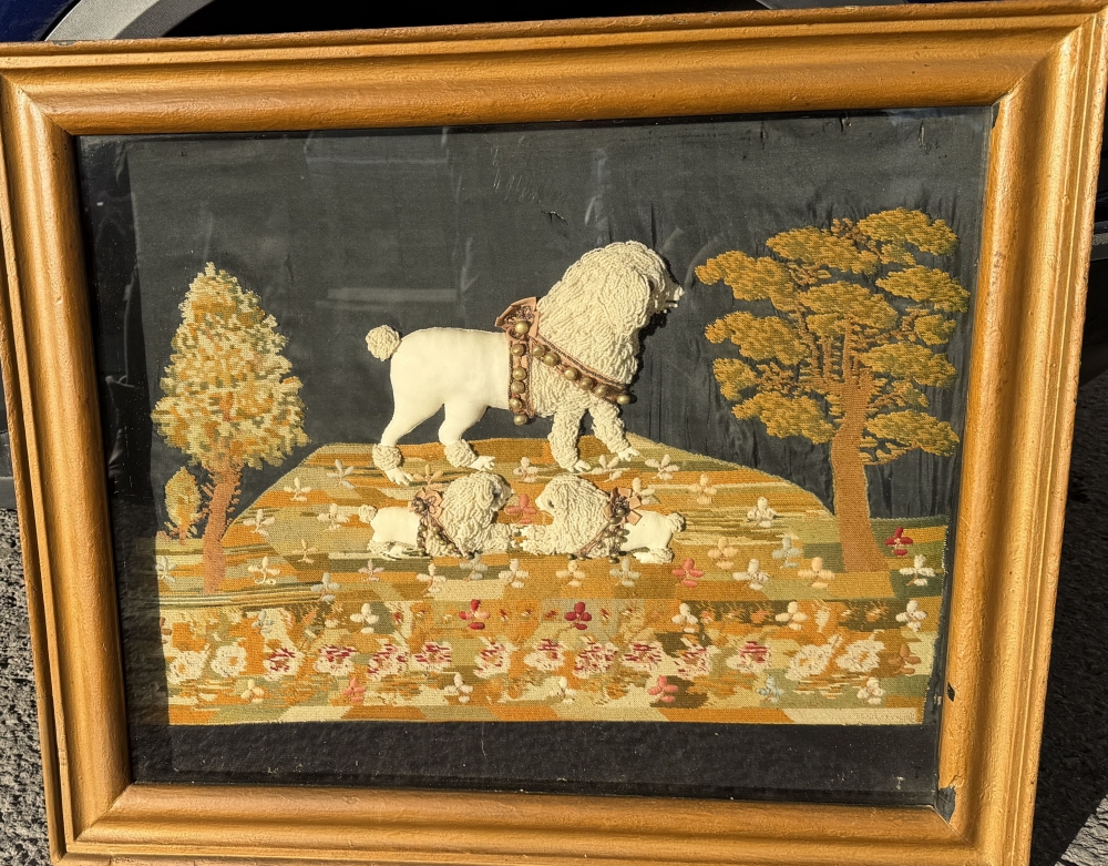  Diorama con perros comienzos del siglo XIX, Reino Unido