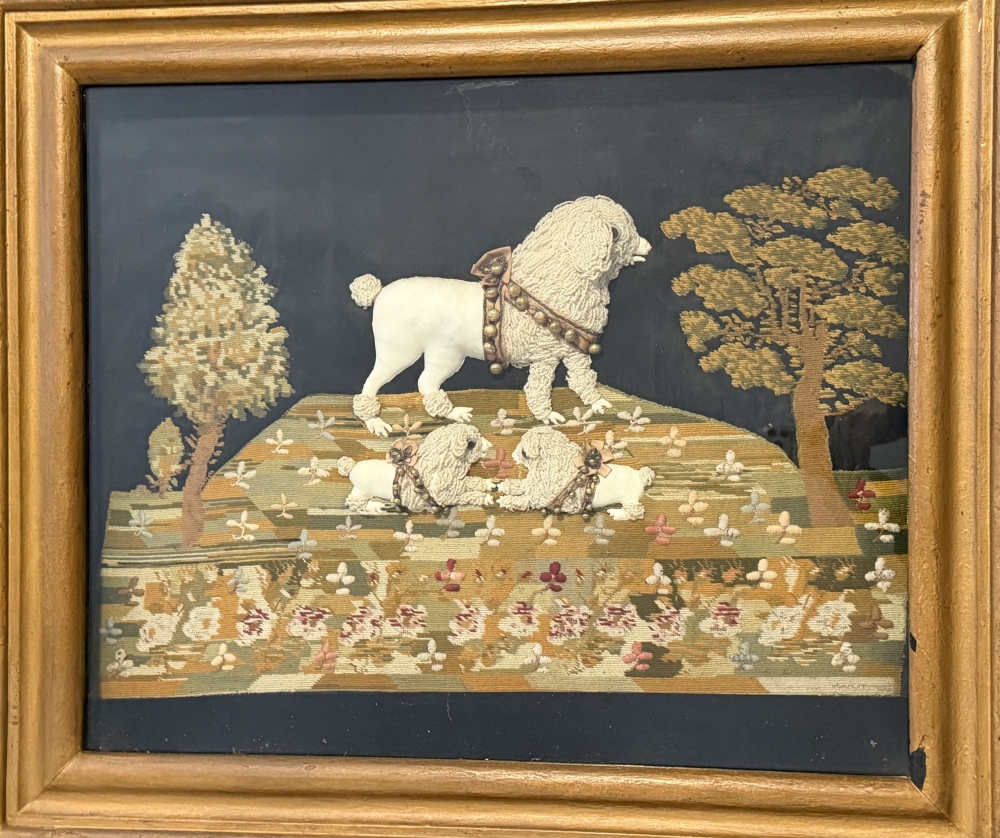  Diorama con perros comienzos del siglo XIX, Reino Unido