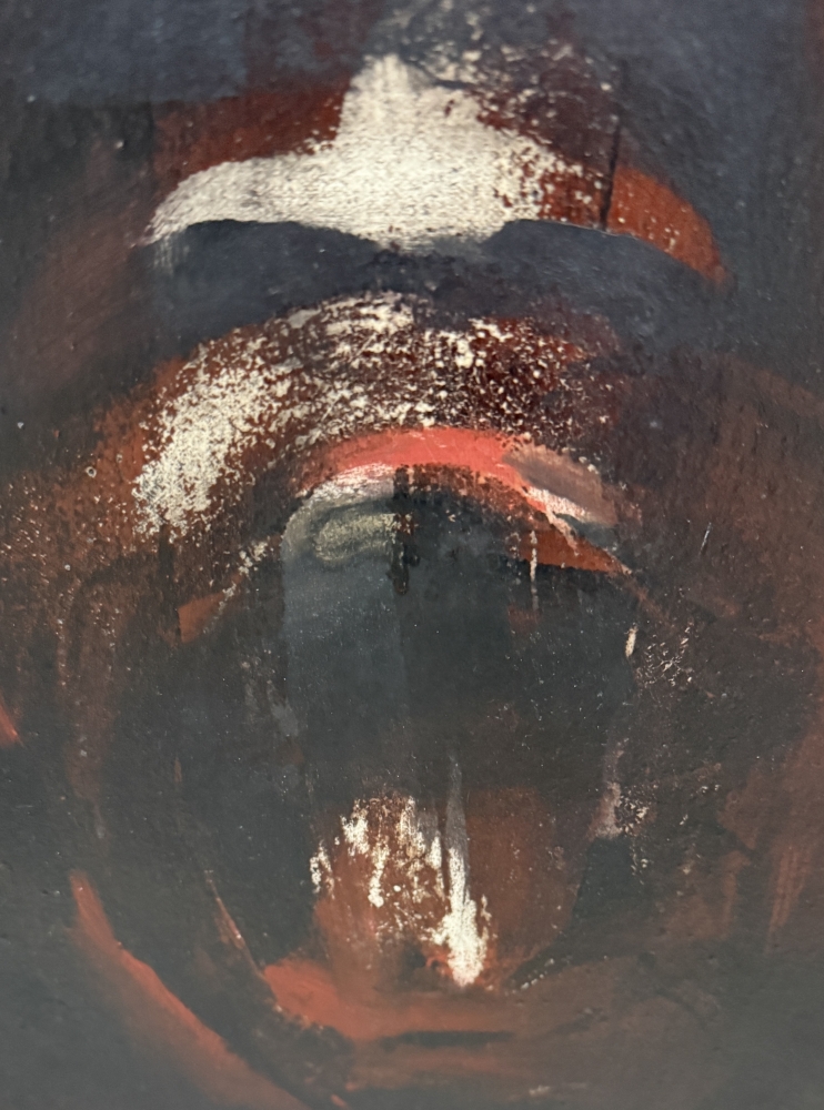 Lita Cabellut, La campesina, óleo sobre lienzo, 2003