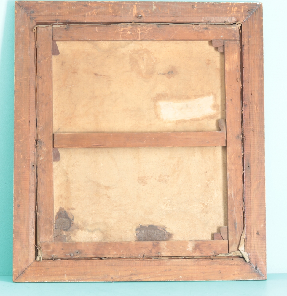 San Pedro penitente, firmado M. Martin, óleo religioso, hacia 1901
