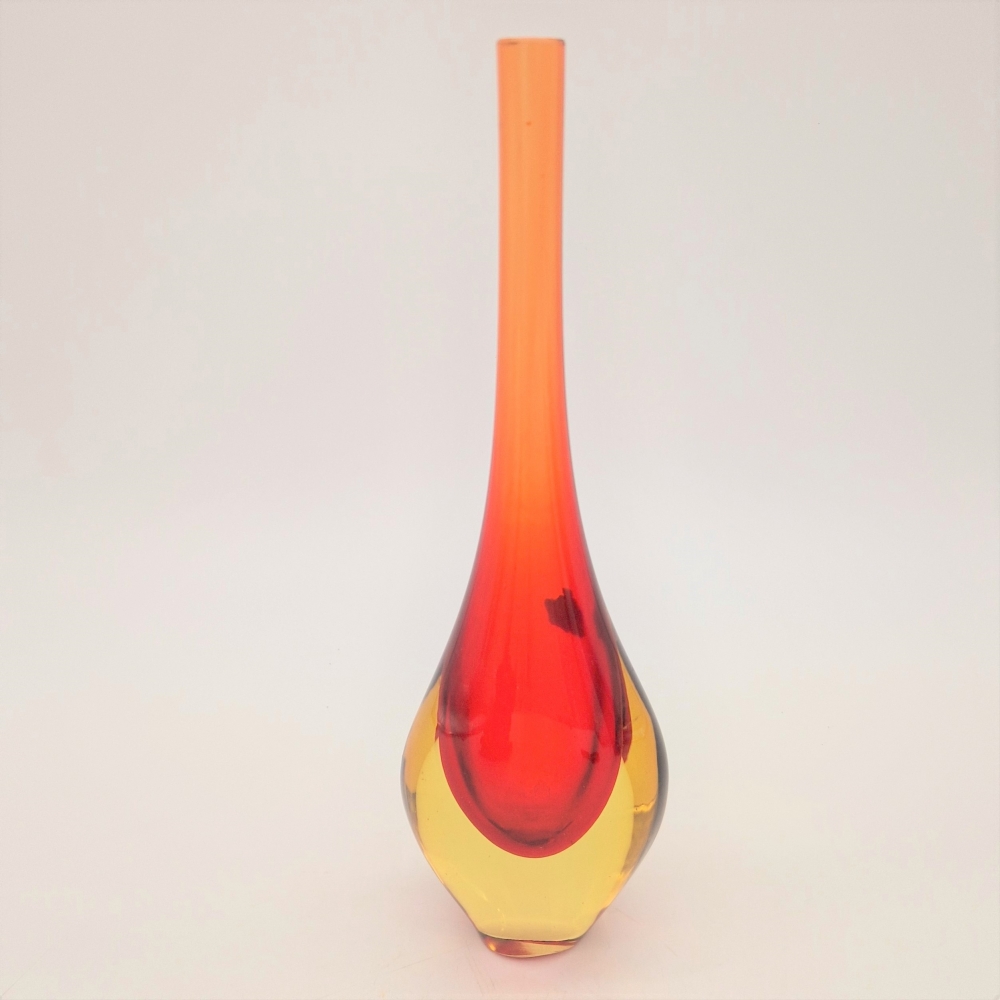 Florero de cristal Sommerso de Murano de Flavio Poli, 1955 - 1959