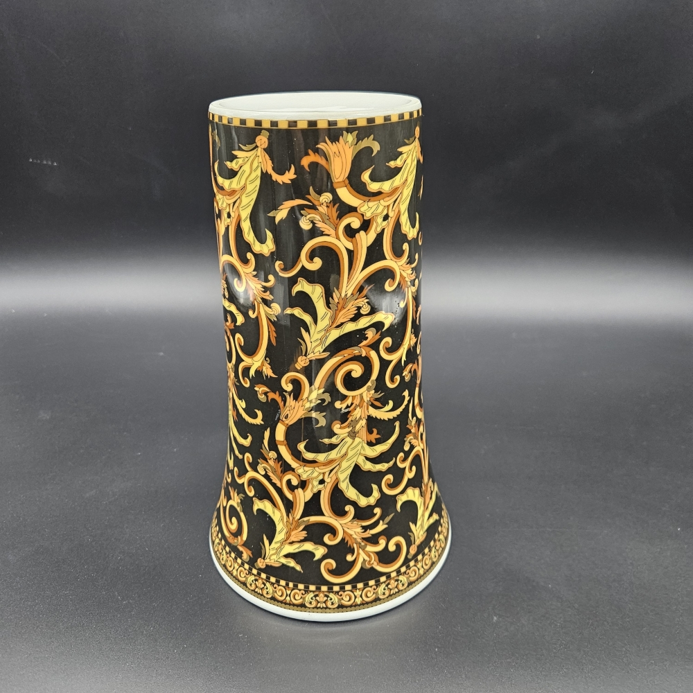 Florero vintage de porcelana de Versace para Rosenthal, 1991