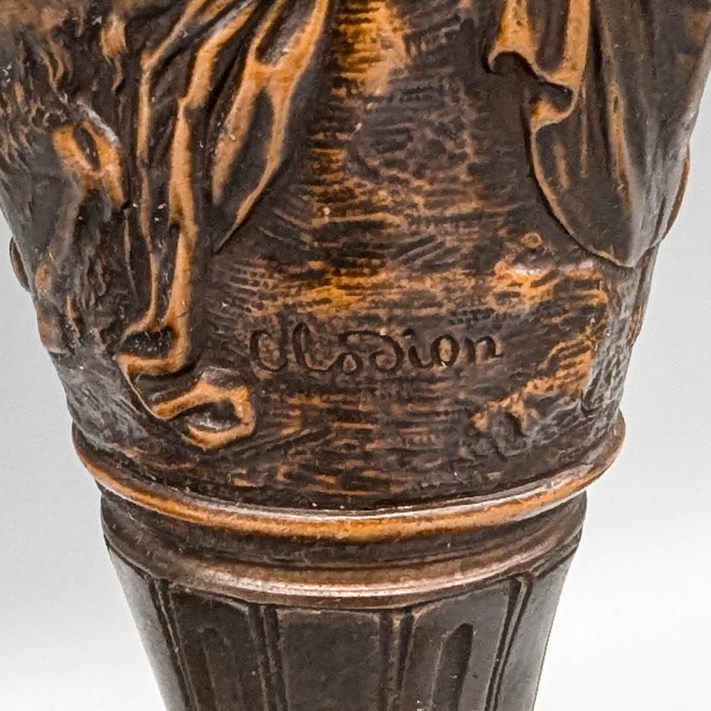 Jarras escultóricas según Clodion (Claude Michel), siglo XIX