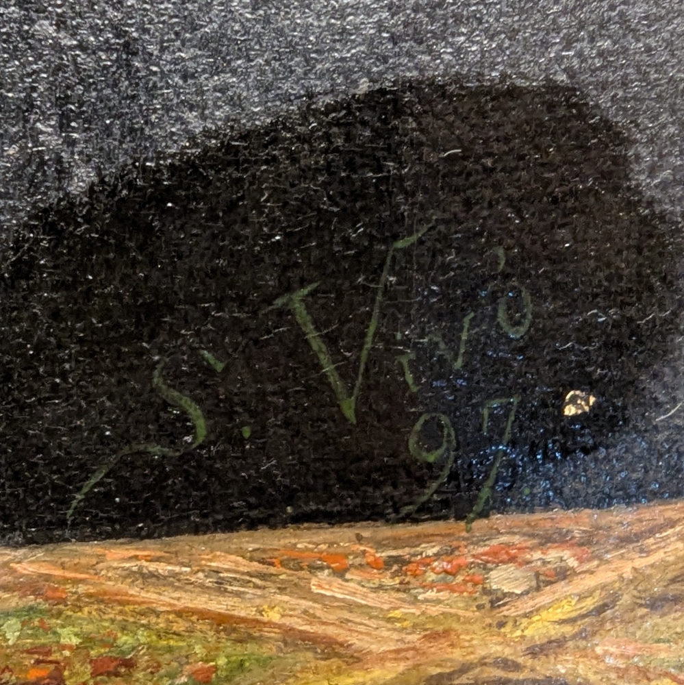Óleo sobre lienzo, atri. Eugenio Vivó Tarín (1869-1925)