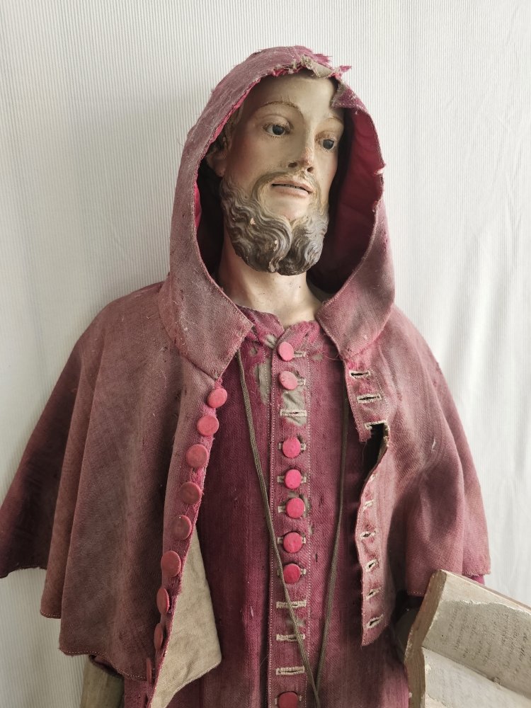  Imagen religiosa de vestir (Cap i Pota), arte sacro, siglo XIX