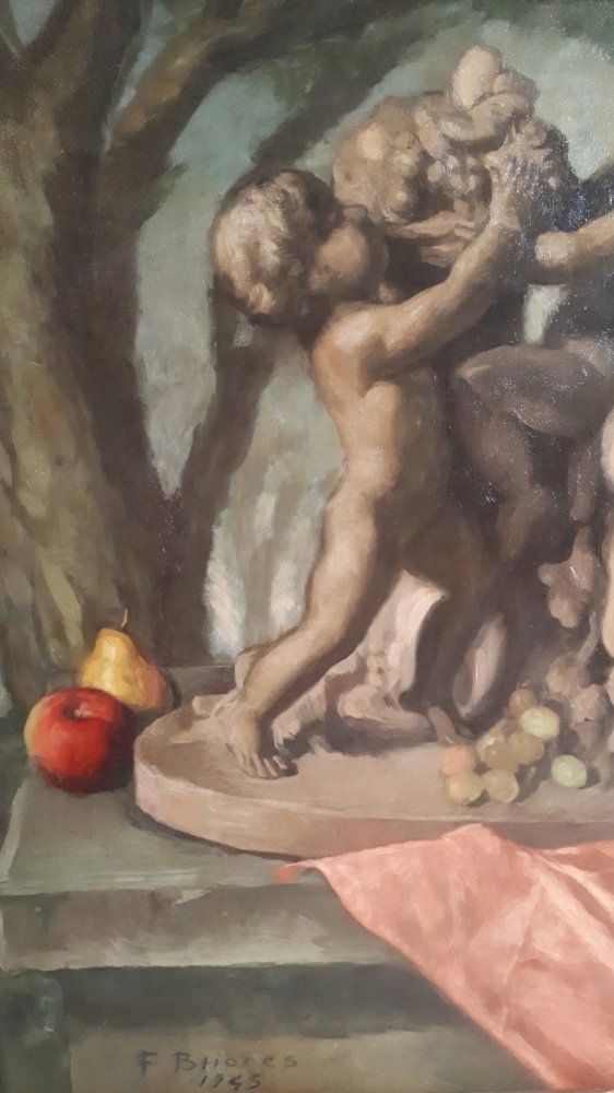 Fernando Briones Carmona, Bodegón, óleo sobre el lienzo