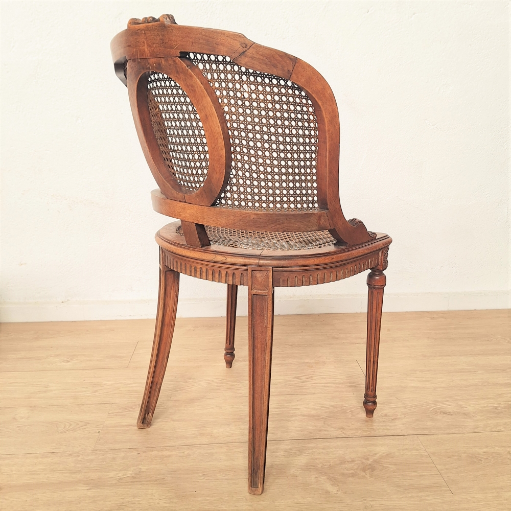 Silla de ratán, Luis XVI, Francia, 1800 - 1820