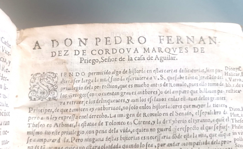 Año 1598, Hernando de Santiago, Consideraciones de los Evangelios de Cuaresma, Barcelona, pergamino