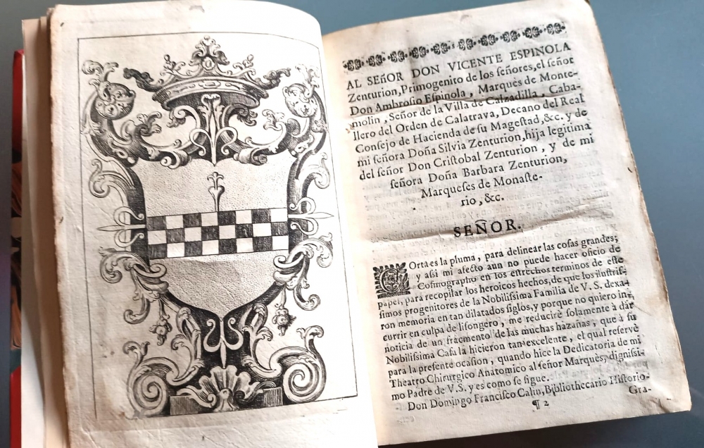 Libro español de 1730, Clave médico-chirúrgica universal, ilustraciones de plantas medicinales